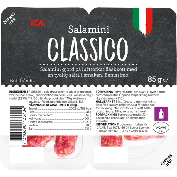 Salamini classico 85g ICA.