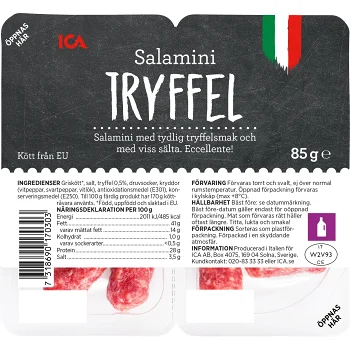 Salamini Tryffel 85g ICA.