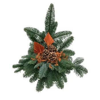 Arrangemang Grav med dekoration medium Höjd 35cm.