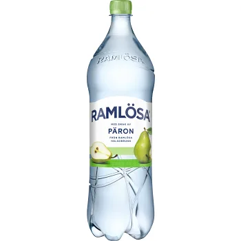 Vatten Kolsyrat Päron 1,5l Ramlösa.