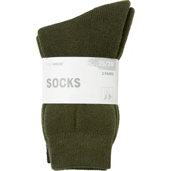 Thermosocka 2p grön/svart 25/29 mywear.