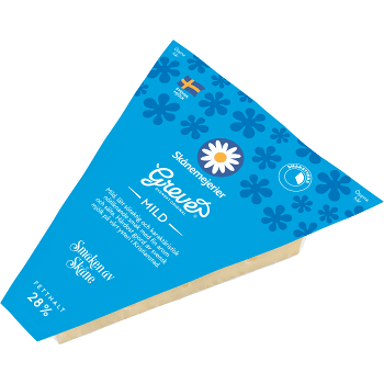 Grevé mild 28% 670g Skånemejerier.