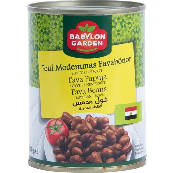Foul Modemmas Favabönor Egypt 400g Babylon Garden.