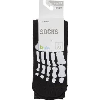 Socka Skelett 2p svart 25/29 mywear.
