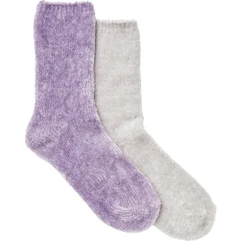 Socka Cossy solid lila/grå 2p Mix 36/38 mywear.