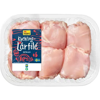 Kycklinglårfilé mörad 750g Ivars.