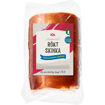Rökt skinka bit ca 375g ICA.