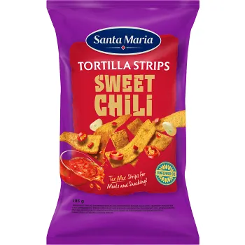 Tortilla Strips Sw 185g Santa Maria.