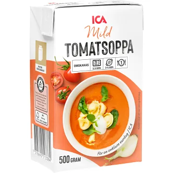 Tomatsoppa Mild 500g ICA.