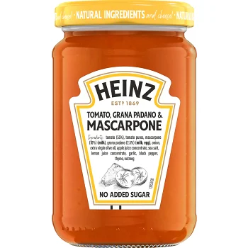 Pastasås Mascarpone 350g Heinz.