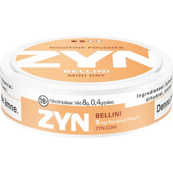 Nikotinpåse Bellini S2 8g Zyn.