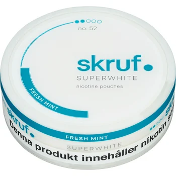 Skruf Super white Slim Fresh 16,8g.