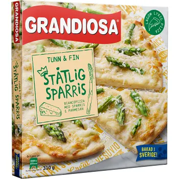 Pizza Ståtlig sparris 310g Grandiosa.