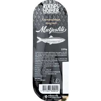 Matjesfilé gammeldags 220g Klädesholmen.
