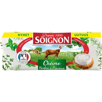 Getost/ Chevre med franska örter 150g Soignon.