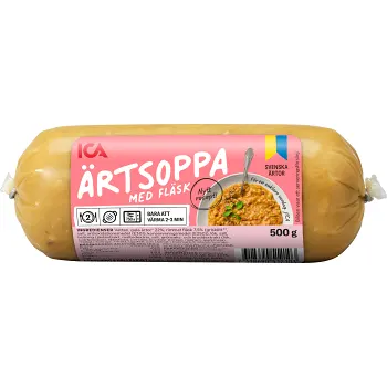 Ärtsoppa med Fläsk 500g ICA.