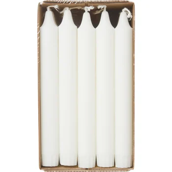 Kronljus 19cm 20p vita.