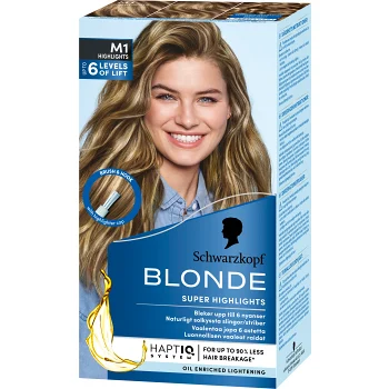 Hårfärg Blonde M1 Super Slingor 1-p Schwarzkopf.
