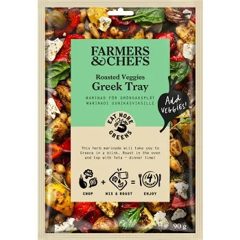 Greek Tray 90g Farmers &amp; Chefs.