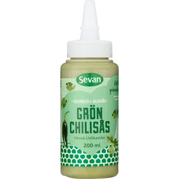 Chilisås Grön 200ml Sevan.