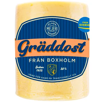 Gräddost 38% 500g Glada Bonden.