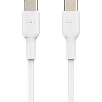 Laddkabel USB-C till USB-C 1m vit Belkin.