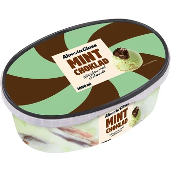 Glass Mintchoklad 1000ml Alvestaglass.