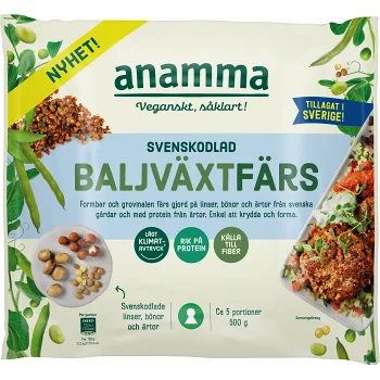 Baljväxtfärs 500g Anamma.
