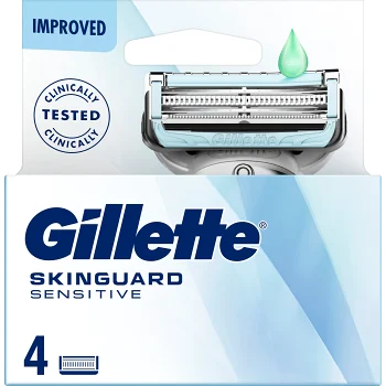 Skinguard Sensitive Blade 4-p Gilette.