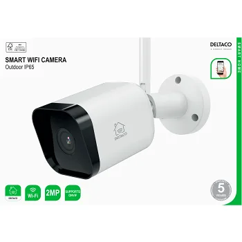 SMART HOME Wi-Fi-kamera utomhus Deltaco.