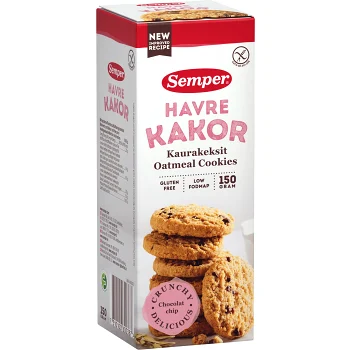 Havrekakor Glutenfri 150g Semper.