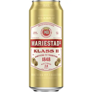 Öl Lager 2,8% 50cl Mariestads.