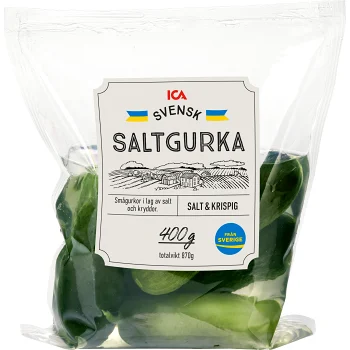 Saltgurka 400g ICA.
