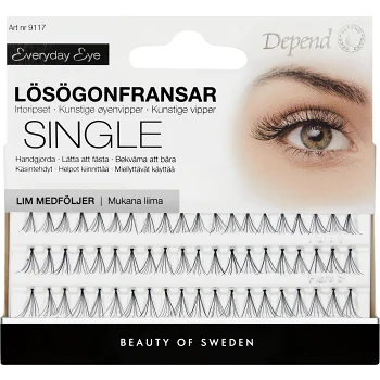 Lösögonfransar Charm Single 1-p Depend.