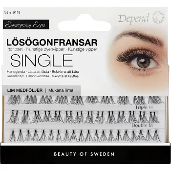 Lösögonfransar Single 1-p Depend.