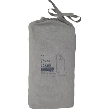 Lakan Alma Grå Dra-på Enkel.