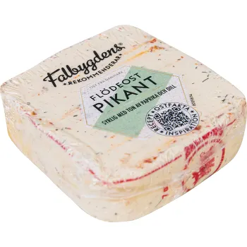 Flödeost Pikant 33% ca 200g Falbygdens ost.