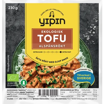 Tofu Alspånsrökt Ekologisk 230g YiPin.
