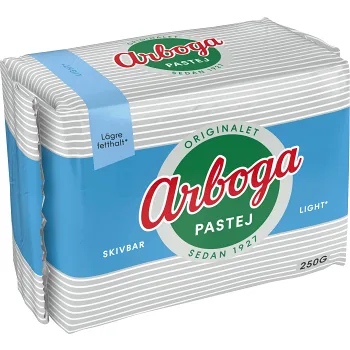 Pastej Skivbar Light 250g Arboga.