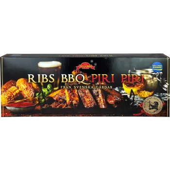 Ribs BBQ Piri Piri 400g Jojjen.