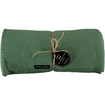 Fleecepläd Isak Grön 130x170cm.