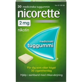 Nicorette Medicinskt Tuggummi 2mg 30-p.