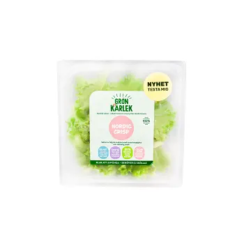 Nordic Crisp Blad Gröna 50g Klass 1.