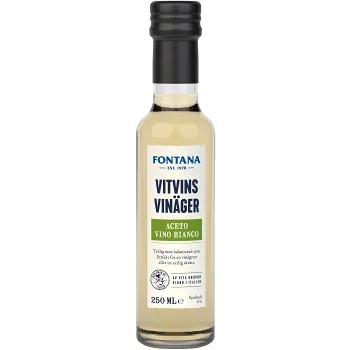 Vitvinsvinäger 250ml Fontana.