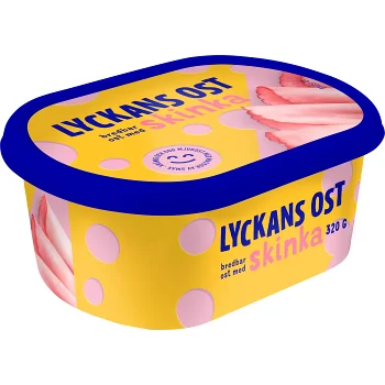 Lyckans Skinka 320 g Lyckans ost.