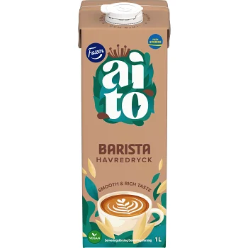 Havredryck Barista 2,8% 1000ml Fazer Aito.