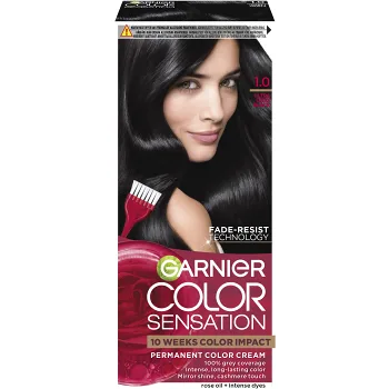 Hårfärg Ultra Onyx Black 1.0 1-p Color Sensation Garnier.
