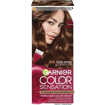 Hårfärg Cinnamon Brown 5.35 1-p Color Sensation Garnier.