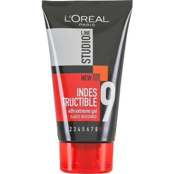 Hårstyling Gel Indestructible 48h extreme 150ml Studio Line.