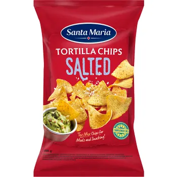Tortilla Chips Sal 185g Santa Maria.